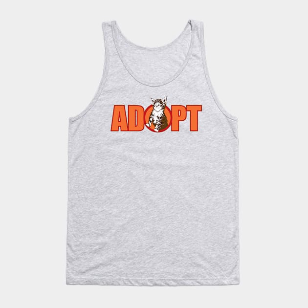 ADOPT Kitten Tank Top by GritFX